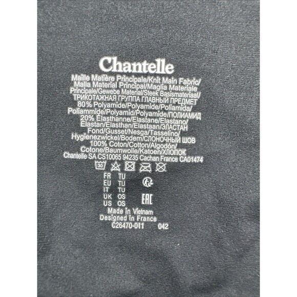 Chantelle High Waist Black Brief Soft Stretch Black One Size NWT - Picture 4 of 6